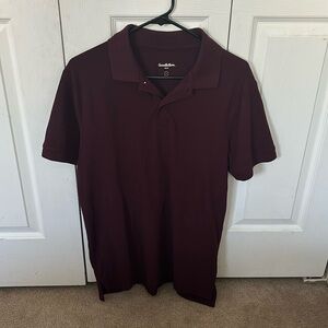 Goodfellow & Co Maroon Polo Men’s Medium